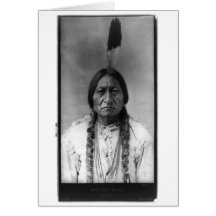 Native American Indian Vintage Portrait Card