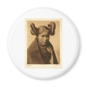 Native American Indian Vintage Portrait magnets