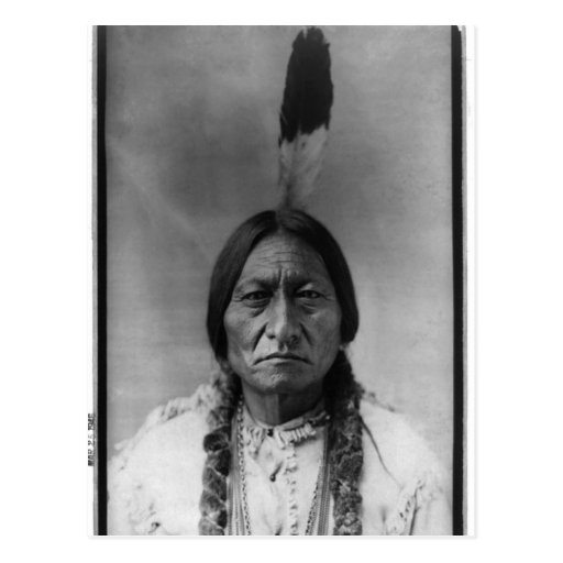 Native American Indian Vintage Portrait Post Card