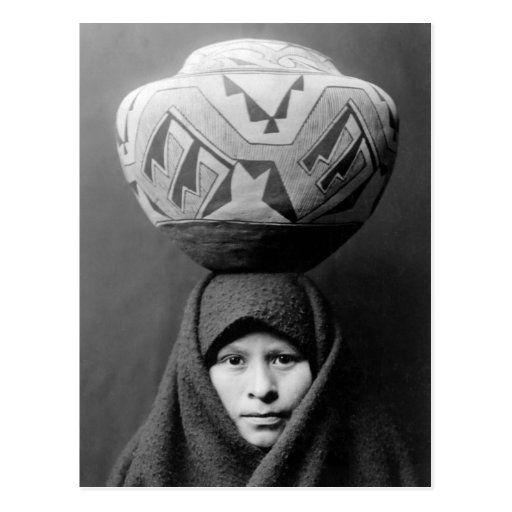 Native American Indian Vintage Portrait Postcard