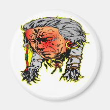 Native American Indian Warrior Refrigerator Magnet