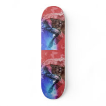 Native American Indian Warrior Skateboard