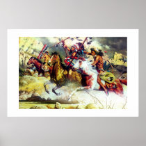 NATIVE AMERICAN INDIANS - CHEYENNE PRINT