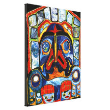 Native American Mask Gallery Wrap Canvas