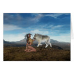 Native American Scene Card