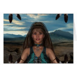 Native American Scene Card