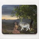 Native American Scene Mousepad