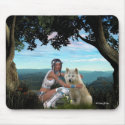 Native American Scene Mousepad