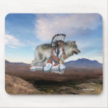 Native American Scene Mousepad