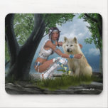 Native American Scene Mousepad