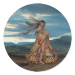 Native American Scenes Sticker