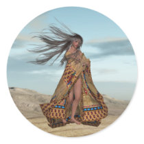 Native American Scenes Sticker