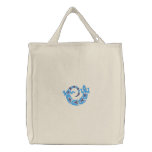 Native American Spinning Lizard Design 2 embroidered bags