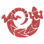 Native American Spinning Lizard Design 3 Polo Shirts