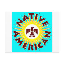 Native American Sun Post Card