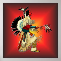 Native American Warrior #6 Print