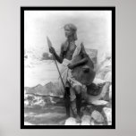 Native and Spear Sudan Africa 1920 posters