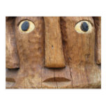 Native Carved Face Post Cards