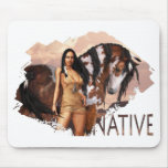 Native Girl Dakotah Mousepad