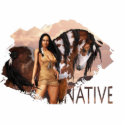 Native Girl Dakotah Photo Sculpture photo sculptures