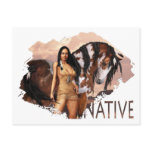 Native Girl Dakotah Postcard