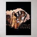 Native Girl Dakotah Print