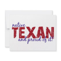 Native Texan Personalized Invite
