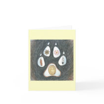 Native Wolftrack notecard