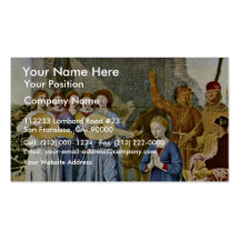 Nativity By Piero Della Francesca (Best Quality) Business Card