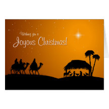 Nativity Christmas card