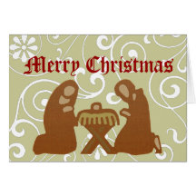 Nativity Christmas Card