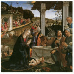 Nativity - Domenico Ghirlandaio Holiday Ornament photo sculptures