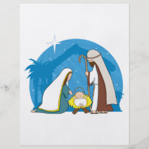 Nativity Scene Flyer Design
