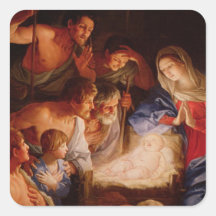 Nativity Scene Gifts for Christmas Sticker