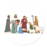 Nativity stickers