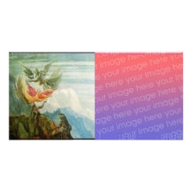 NATIVITY WITH ANGELS - MAGIC OF CHRISTMAS Digital Customised Photo Card