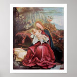 NATIVITY WITH ANGELS - MAGIC OF CHRISTMAS PRINT