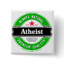 Natural Atheist Pin