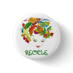 Natural Beauty ~ Button Recycle Leaves Nature