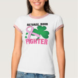 Natural Born Fighter St Patricks Day Breast Cancer t-shirts