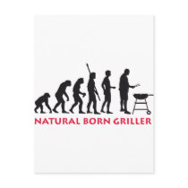Natural Born Griller 2c Postkarte