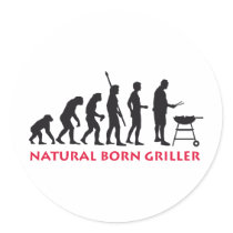 Natural Born Griller 2c Sticker