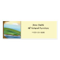 Natural Landscapes Profile Card business cards