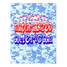 Naturalised American Cards Post Cards