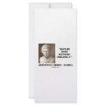 Nature Does Nothing Uselessly (Aristotelian Quote) Rack Card Design