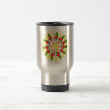 Nature Glory : Fine Red Berry Pattern Coffee Mug