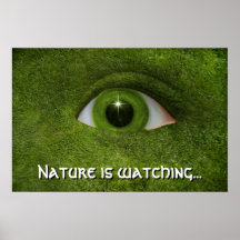 Nature is watching... print