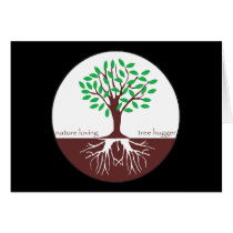 Nature Loving Tree Hugger Cards