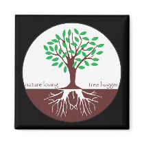 Nature Loving Tree Hugger Refrigerator Magnets