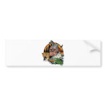 Nature montage bumper stickers